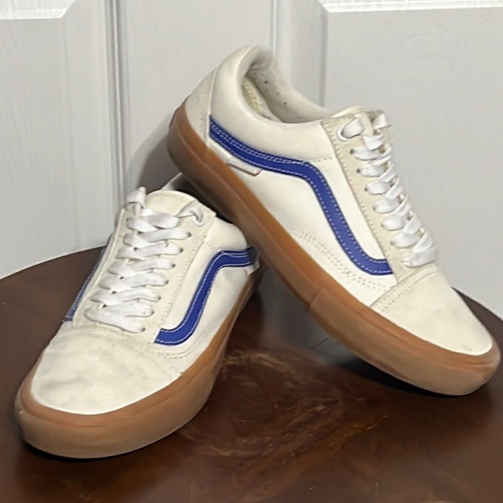 🔥🔥 VANS PRO UltraCush‎ OLD SKOOL Skateboard Sneakers - EXCELLENT - Men Sz 7.5
